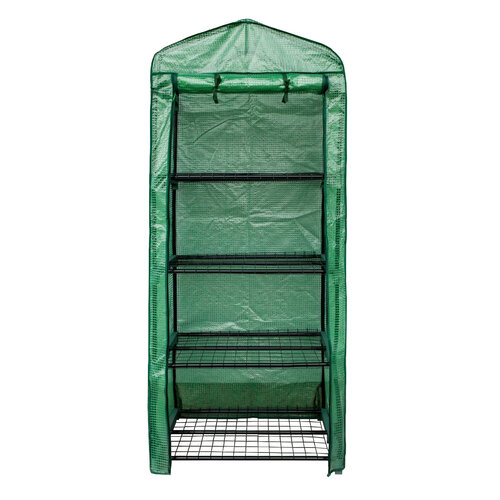 Happy Green Теплиця з полицями, 69 × 50 × 160 см