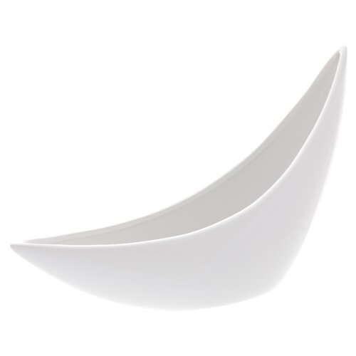 Kerámia virágtartó fehér, 29 x 17 x 8 cm