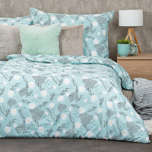 Lenjerie de pat din bumbac 4Home Chamomile, 140 x 220 cm, 70 x 90 cm