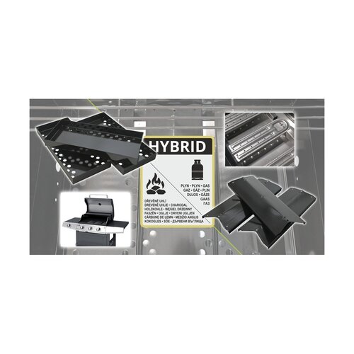 Cattara Gril HYBRID CORE plyn/drevené uhlie, 126 x 114 x 55 cm