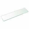 SAPHO 23481 Wandregal 50 x 10 x 0,8 cm, klares Glas