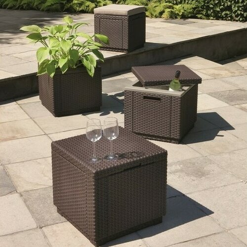 Keter chladící box Ice Cube 40 l, hnědá