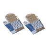 Mănușă de bucătărie Bellatex Patchwork albastru, 28 x 18 cm, 2 buc