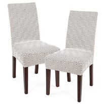 4Home Elastyczny pokrowiec na krzesło Comfort Plus Geometry, 40 - 50 cm, komplet 2 szt.