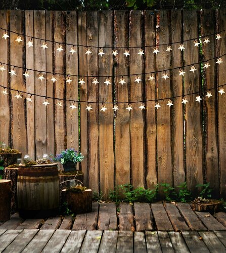 DecoKing Світлова різдвяна гірлянда Зірочки теплийбілий, 100 LED