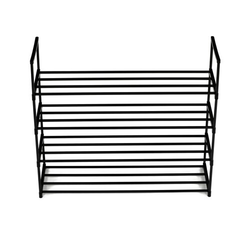 Schuhregal GD-406 BK, Metall, schwarz