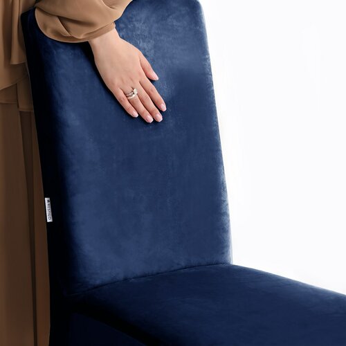 Restilo Napinac za stol Sento indigo, 48 x 48 x 58+ 10 cm, komplet 4 kos