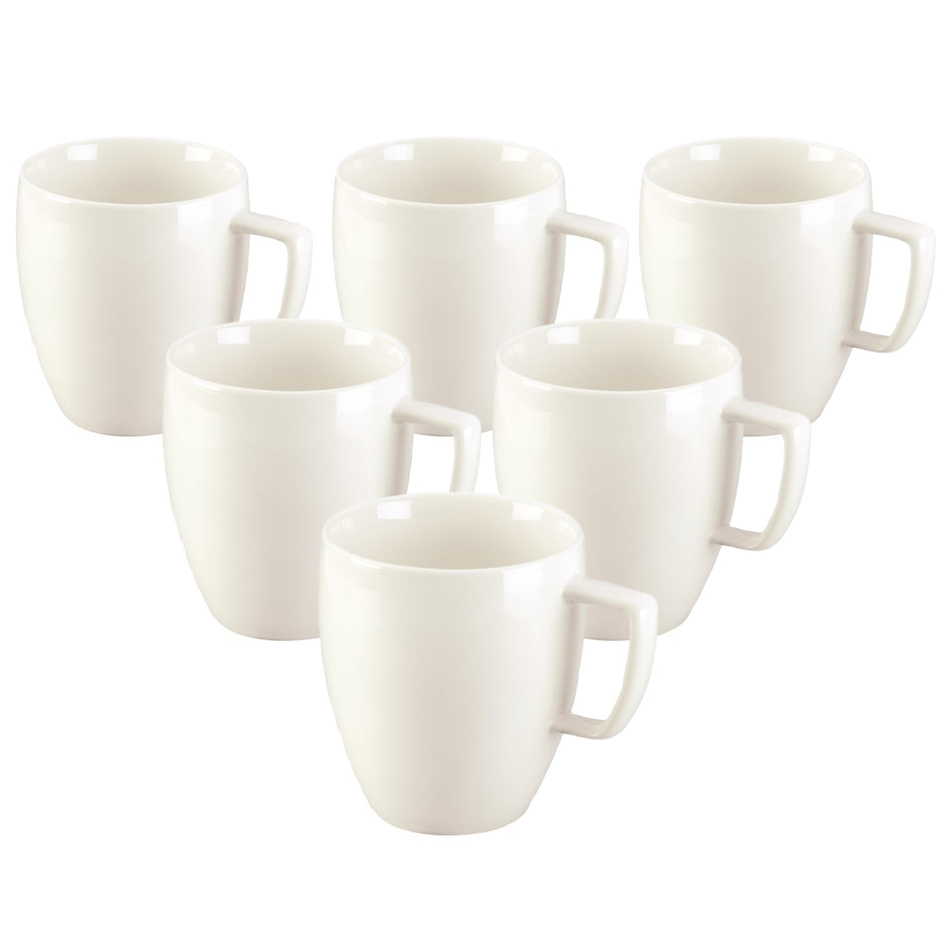Tescoma Sada porcelánových hrnčekov CREMA, 6 ks