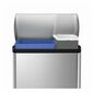 Simplehuman Coș dreptunghiular cu pedală pentrudeșeuri sortate 46 l, oțel