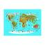 Detská fototapeta XXL Mapa sveta 360 x 270 cm, 4 diely