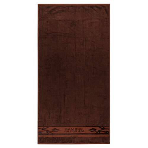 4Home Комплект Bamboo Premium рушник для ванни та рушник  для рук темно-коричневий, 70 x 140 см