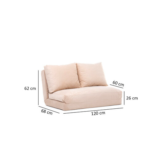 Sofa rozkładana Taida Cream