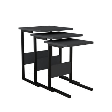 Sali Black kisasztal szett, 3 db