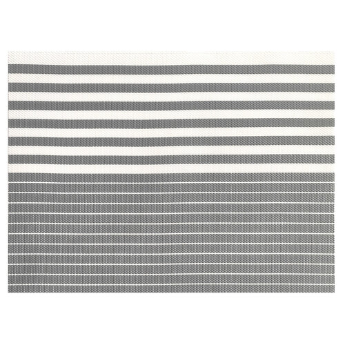 Tischsets Stripe Grau, 30 x 45 cm, 4-er Set