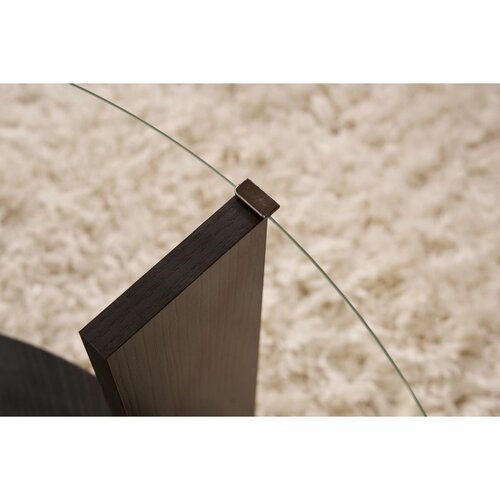 Clara Wood Black dohányzóasztal