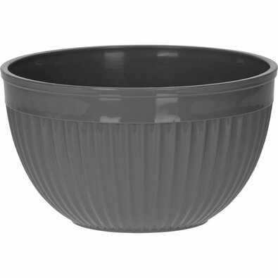Bol din plastic cu dungi, 2 l, gri