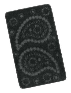 Bellatex Килимок для ванної Bany Кашмір антрацит,60 x 100 см