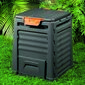 Ladă compost grădină Keter Eco negru, 320 l, 65 x 65 x 75 cm