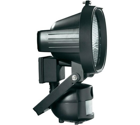 Kamera s reflektorom a detektorom pohybu, čierna