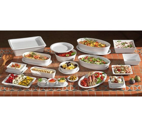 Płytka prostokątna miska 25 x 17 cm - Cilio