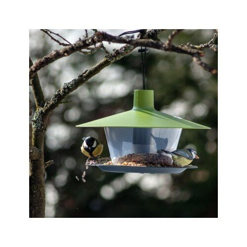 Alimentator pentru păsări Finch, verde