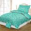 Lenjerie de pat din bumbac Tereza green, 140 x 200 cm, 70 x 90 cm, 40 x 40 cm