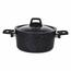 Cratiță din aluminiu cu capac EH Granite 4,4 l , diam. 24 cm