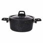 Cratiță din aluminiu cu capac EH Granite 4,4 l , diam. 24 cm