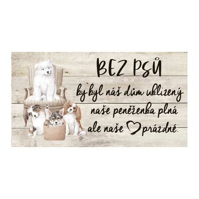 Bohemia Gifts Dekoratív kép - Kutyaszív