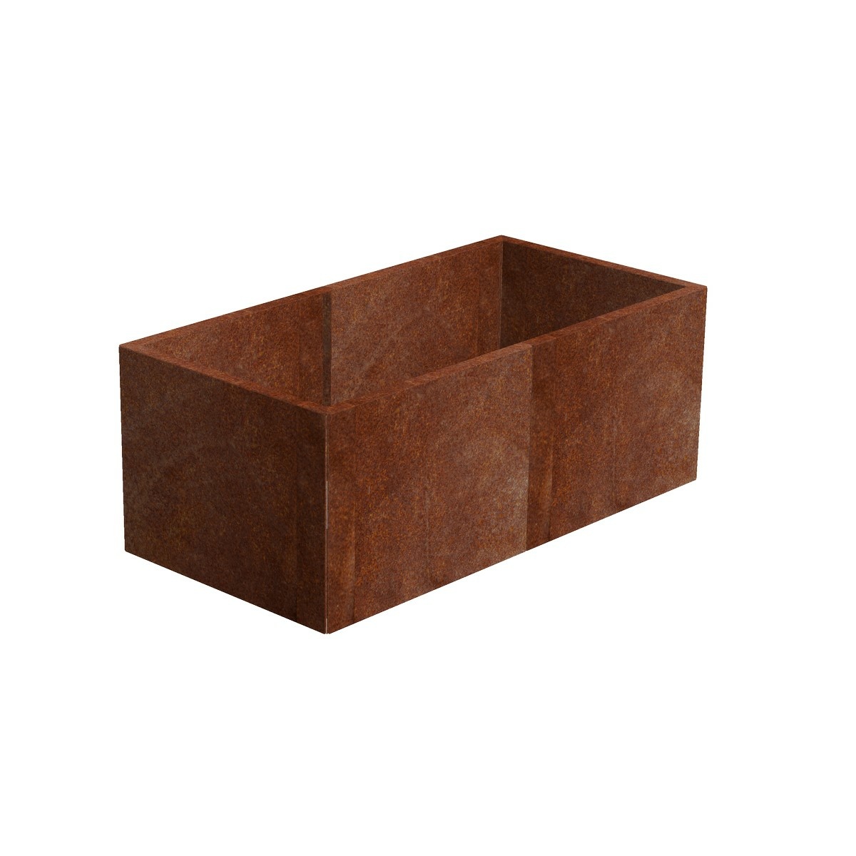 Alto Podwyższona grządka 69 x 136 x 52 cm, corten CORGARDEN 1010