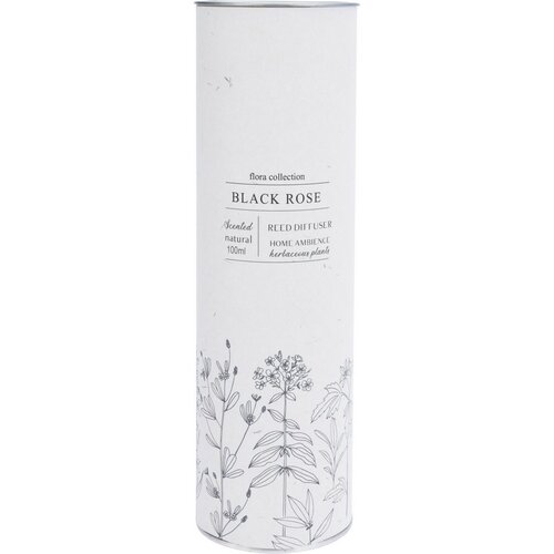 Vonjni difuzor Flora Collection, Črna vrtnica, 100ml, 6 x 9,5 cm