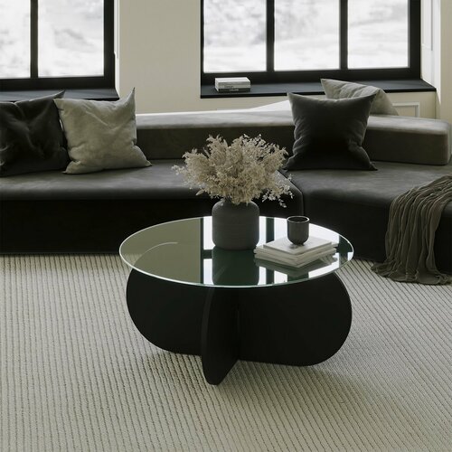 Bubble Black dohányzóasztal