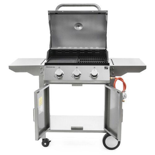 Grătar cu gaz G21 Oklahoma BBQ Premium Line 3arzătoare + reductor gratuit