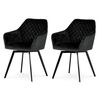 Esszimmerstuhl-Set DCH-425 BK4, 2 Stück