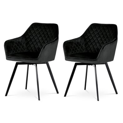 Esszimmerstuhl-Set DCH-425 BK4, 2 Stück