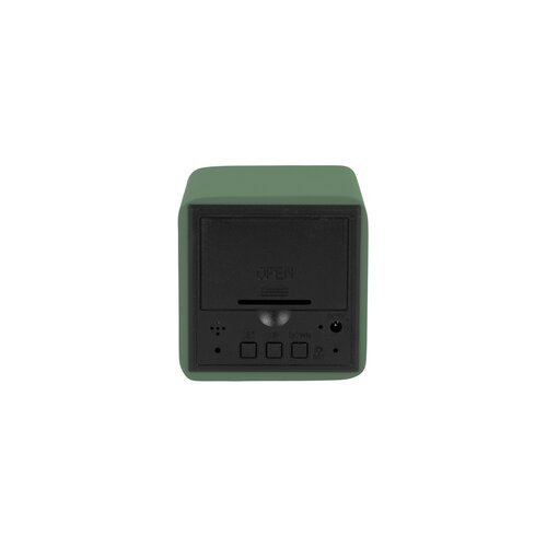 Karlsson 5982GR designové LED hodiny s budíkem zelená, 7 cm