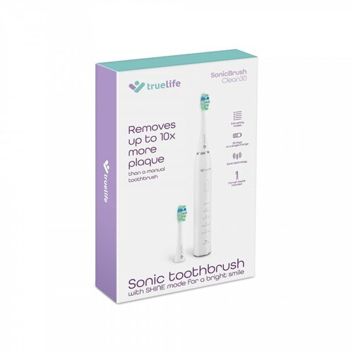 TrueLife Sonická zubná kefka SonicBrush Clean30, biela