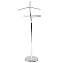Suport de haine 82646 WT crom/alb, 118 cm