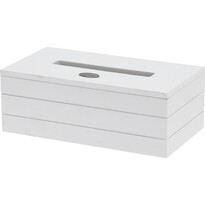 Beatty zsebkendőtartó doboz, fehér, 25 x 13,5 x 9 cm
