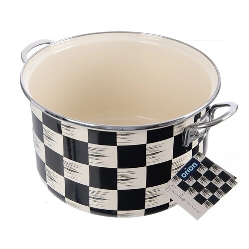 Orion Emajlirana posoda Šachovnice Lem, 6,5 l,premer 26 cm
