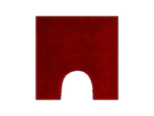 Dywanik na WC Grund ROMAN czerwony, 50 x 50 cm