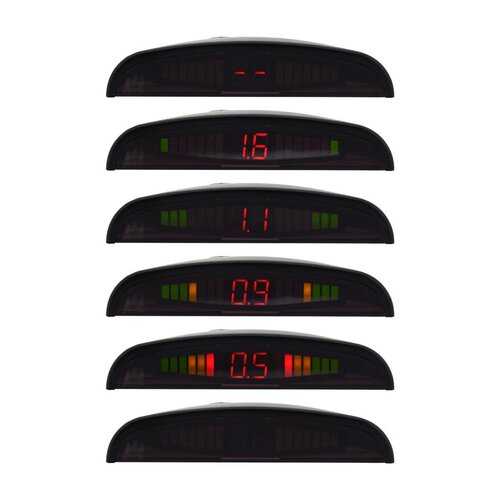 Asistent de parcare wireless cu 4 senzori șiafișaj LED