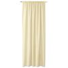 Restilo Oxford Pleat függöny, krémszínű, 140 x 250 cm
