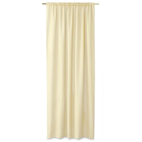 Restilo Oxford Pleat függöny, krémszínű, 140 x 250 cm