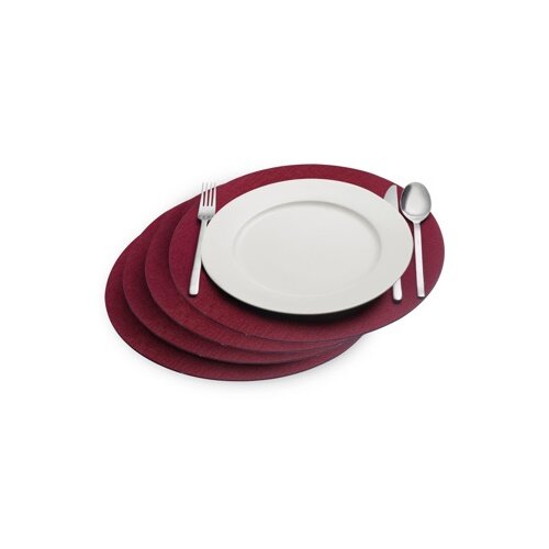 Westmark COZY terítő, 35 cm átmérő, 4 db-os szett, piros termék 2. képe