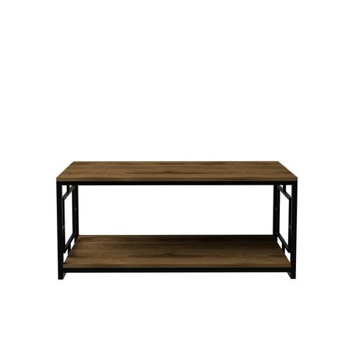 Konferenční stolek Kelvin Black and Walnut