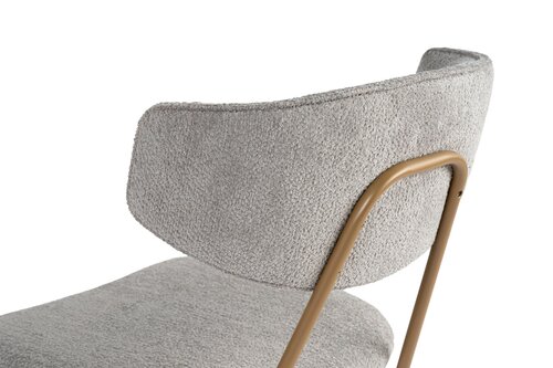 Set de scaune de sufragerie Nancy Grey and Gold, 2buc.