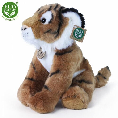 Plišasti tiger, ki sedi 30 cm EKOLOŠKO PRIJAZNO