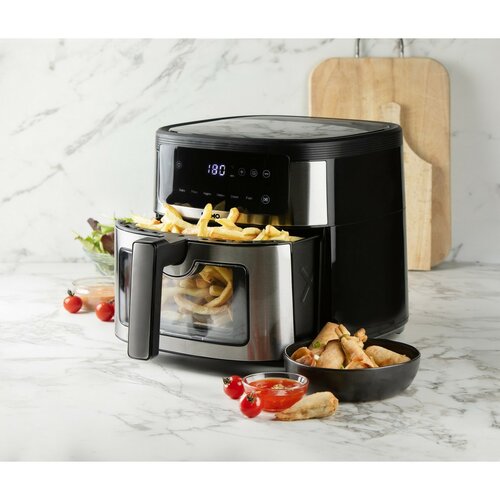 DOMO DO548FR horkovzdušná fritéza s průzorem, 6 l