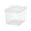 Cutie de depozitare SmartStore Classic cu cleme albe, 3 l